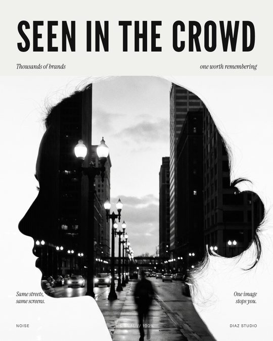 Poster, Seen in the crowd
